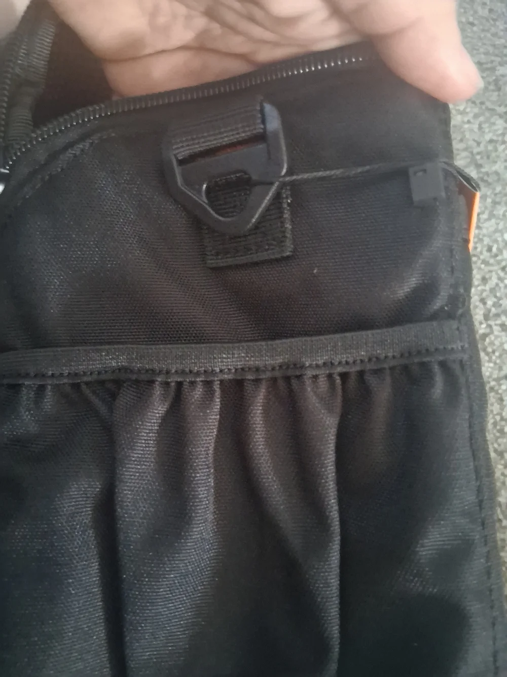 Men's Black Sling Bag by